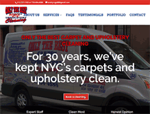 Tablet Screenshot of onlythebestcarpetcleaning.com